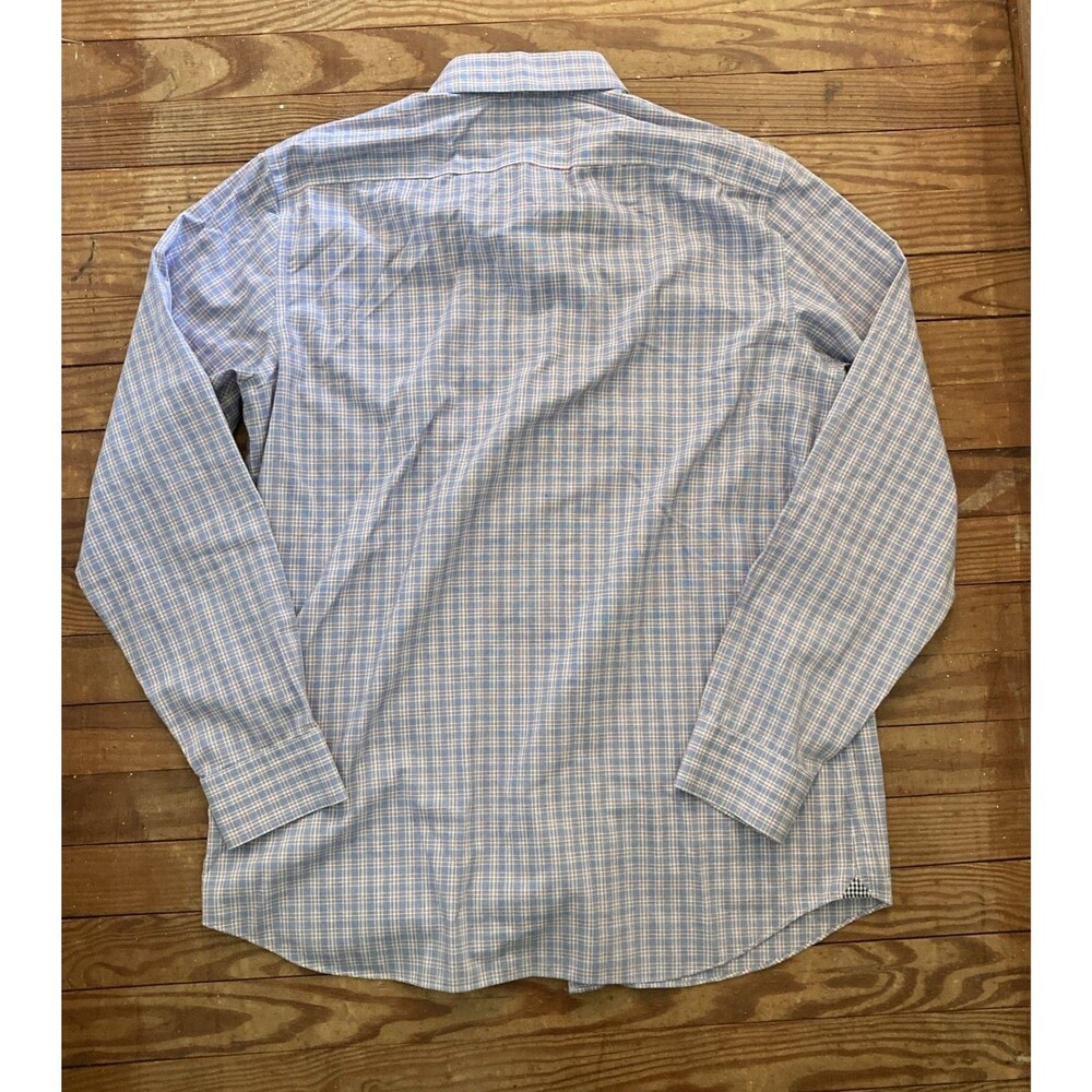 Banana Republic Men's L Camden Fit Non-Iron Button Up Plaid Long Sleeve Shirt - Picture 13 of 13